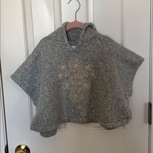 Gray Floral sweater Rana